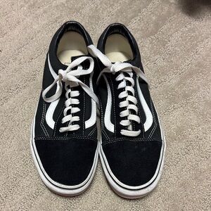 Vans Classic Black and White Sneakers